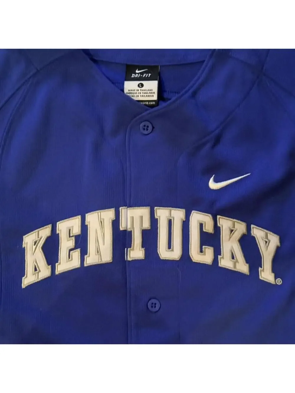 Blokecore Nike Dri-FIT Kentucky Wildcats Blockette Baseball Jersey